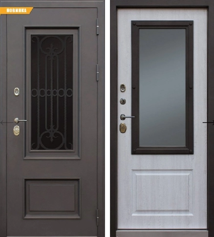 Входная дверь АЛЯСКА Сосна белая