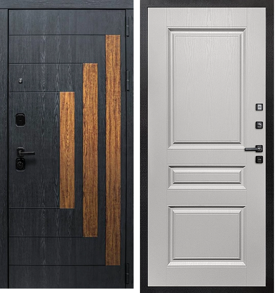 Входная дверь Севезо ФЛ-243 белое дерево