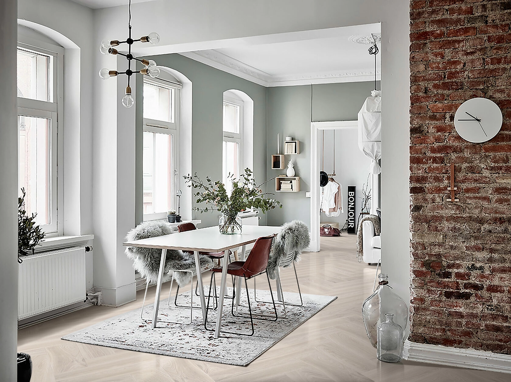 Водостойкий SPC Ламинат Bonkeel Pine 102