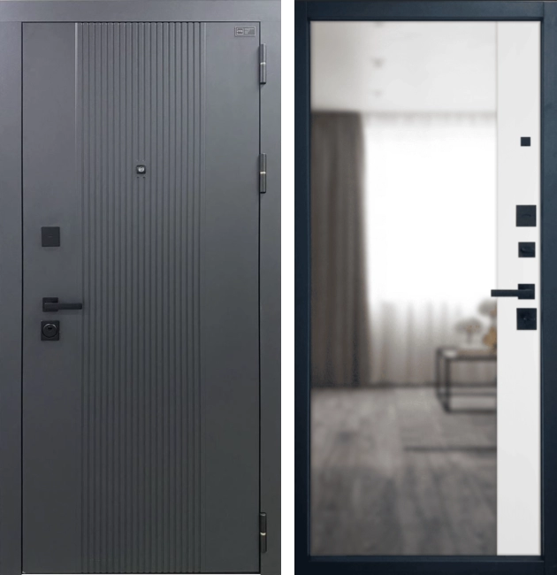 ВХОДНАЯ ДВЕРЬ BALANCE TWIN MAXI Mirror  Ice