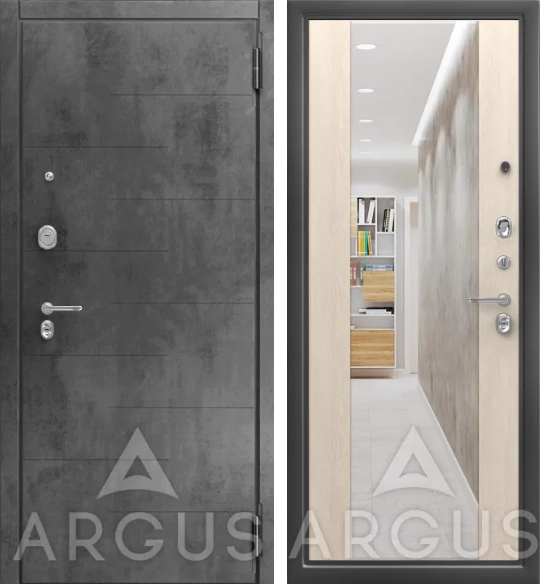 Входная дверь ДА66 Антик серебро Вояж Дуб филадельфия крем