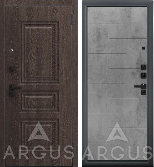 Входная дверь ДА64 Black Style Букле графит Никсон (Бетон светлый,Скиф, Филадельфия шоколад