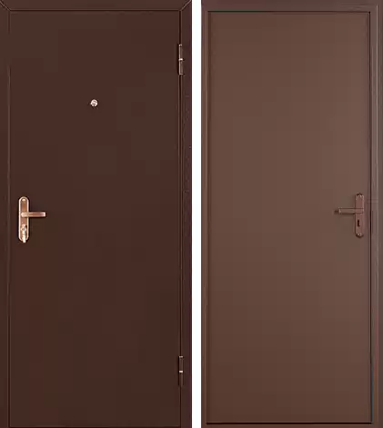 Входная дверь Эконом металл/металл