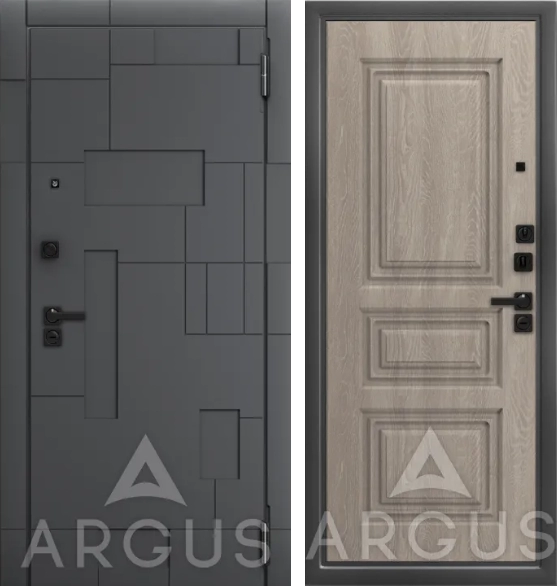 Входная дверь ДА94 Black Style Антик серебро Скиф Дуб филадельфия грей,Корса, Силк флай