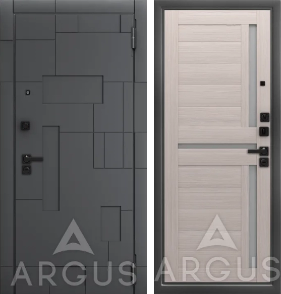 Входная дверь ДА97 Black Style Антик серебро Мирра Буксус, Белый лакобель, Корса, Силк флай