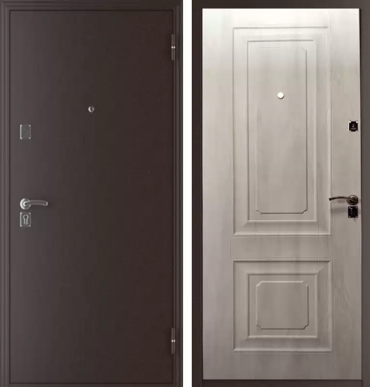 Входная дверь "2К Стандарт"   Беленый дуб