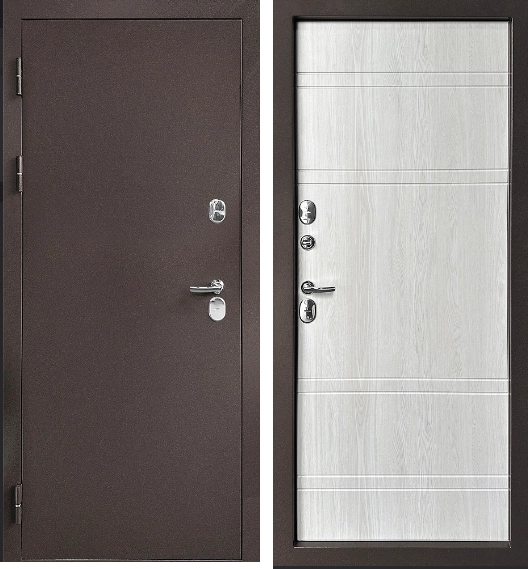 Дверь входная Протерма букле Шоколад
