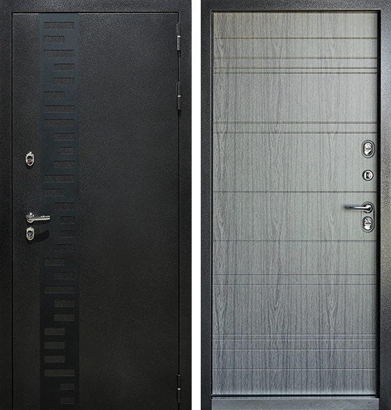 Входная дверь Термо Джаз Серый