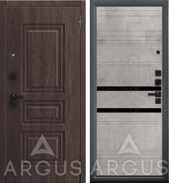 Входная дверь ДА65 Black Style Букле графит Ювентус (Бетон светлый, Черный лакобель Скиф, Филадельфия шоколад