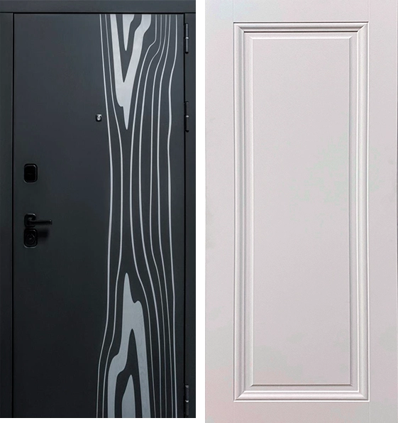 Входная дверь Леванте СБ-107 софт белый