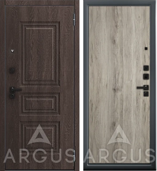 Входная дверь  ДА64 Black Style Букле графит (Рустик пепельный,Скиф, Филадельфия шоколад