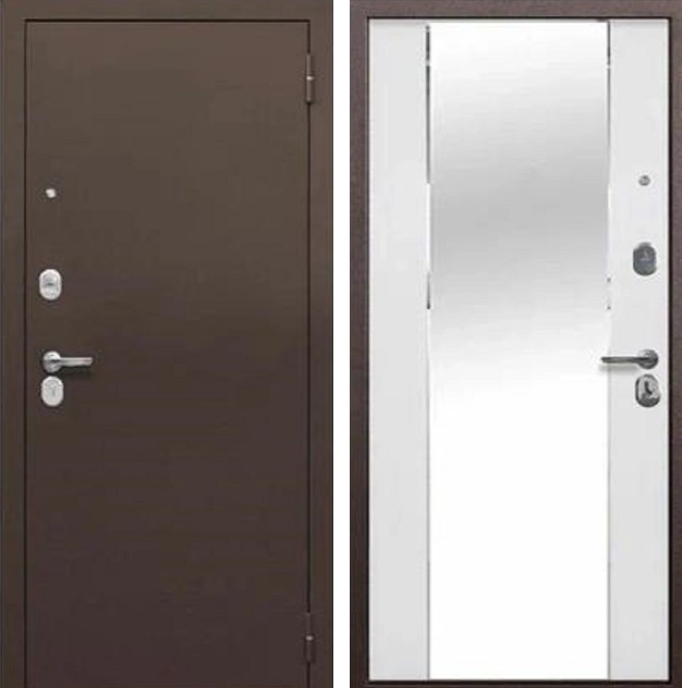 Входная дверь Тайга 7 ЗЕРКАЛО