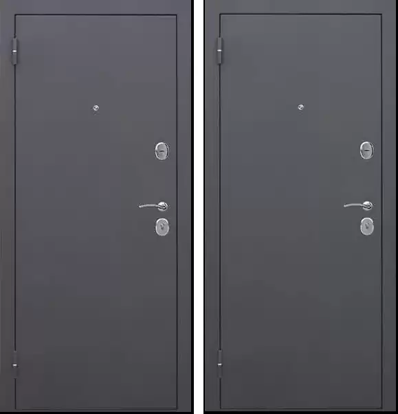 Входная дверь 2 К металл/металл Антик Серебро