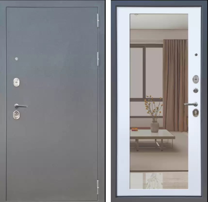 Входная дверь Норма 3К «Зеркало»