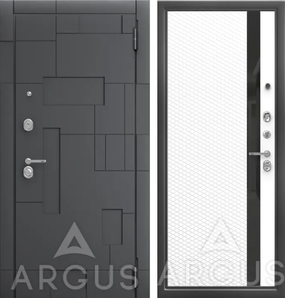 Входная дверь ДА95 Антик серебро Норвич Эмалит арктик, Черный лакобель,Корса, Силк флай