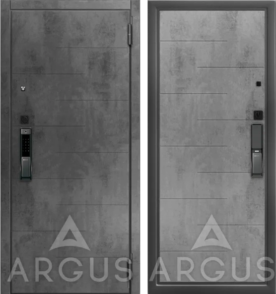 Входная дверь Smart Антик серебро Никсон Бетон светлый,Никсон, Бетон темный