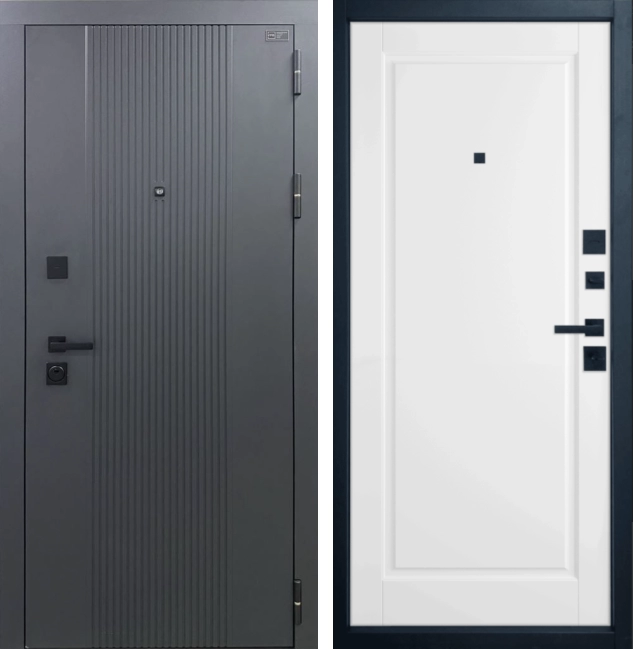  ВХОДНАЯ ДВЕРЬ BALANCE TWIN Glanta  Ice