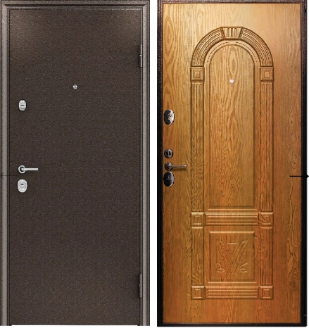 Входная дверь 3К 3D Миланский орех