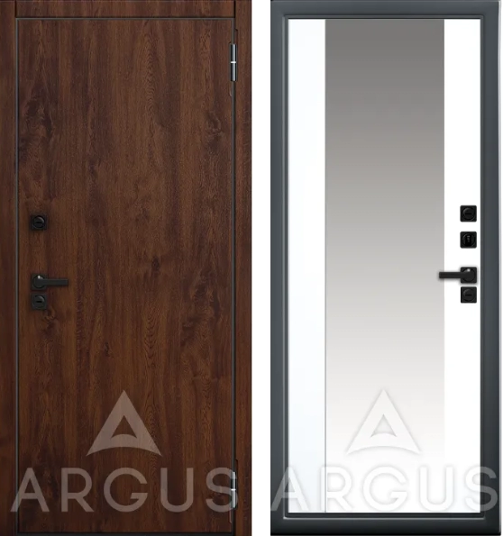 Входная дверь Тепло Букле графит Вояж Эмалит арктик,без фрезеровки, Дуб темный винорит