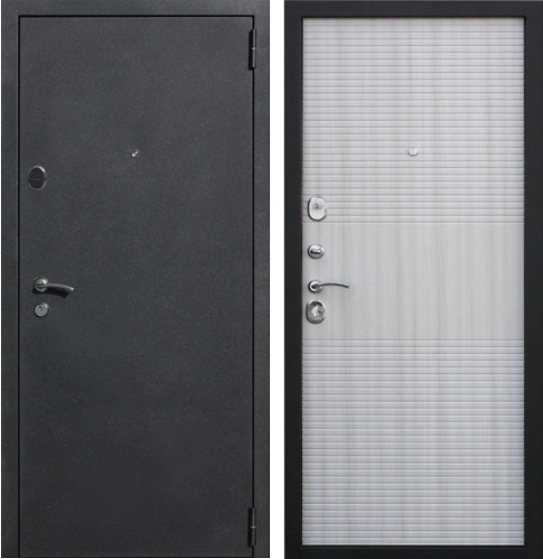 Входная дверь Гарда муар 8 белый ясень