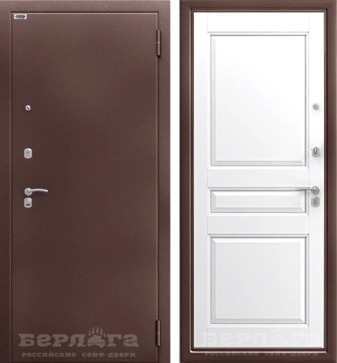 Сейф-дверь Оптима Каролина эмаль белая