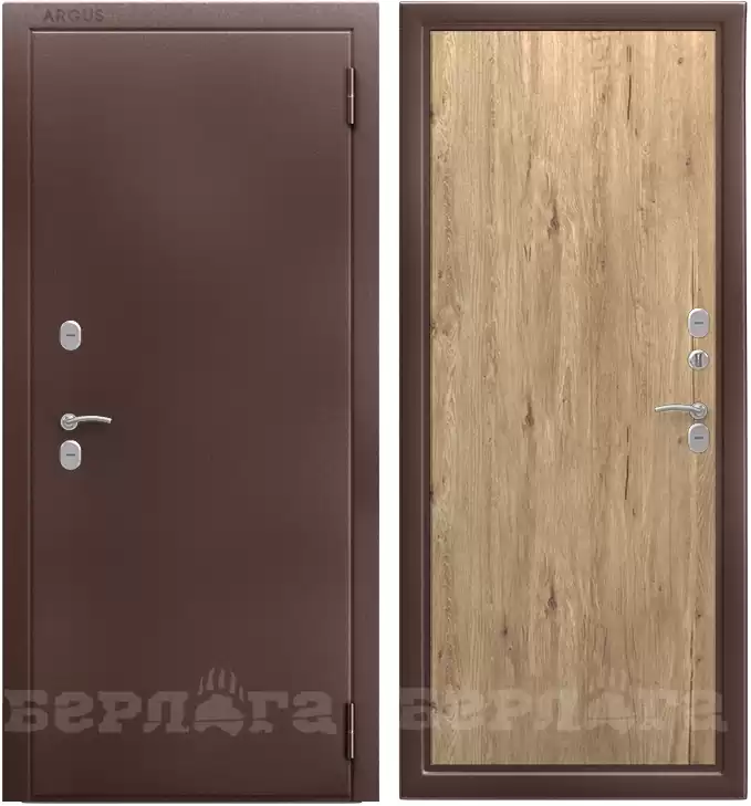 Входная дверь Сибирь 3К Термо Рустик