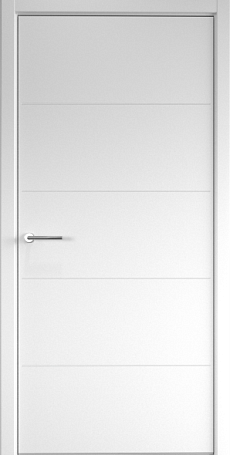 Albero Межкомнатная дверь Геометрия-4 (защелка магнитная) ПГ