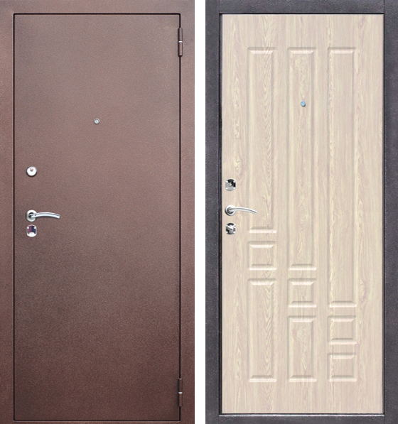 Входная дверь БАЗИС ФЛ-31 беленый дуб