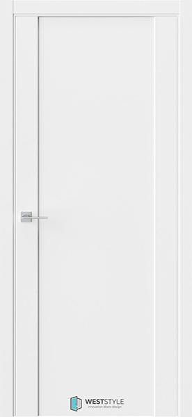 Weststyle Межкомнатная дверь F0 Белый матовый (ДГ)