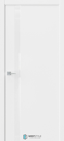 VFD Межкомнатная дверь Экзотика 10Е Белый/ Аляска Lacobel (ДО)