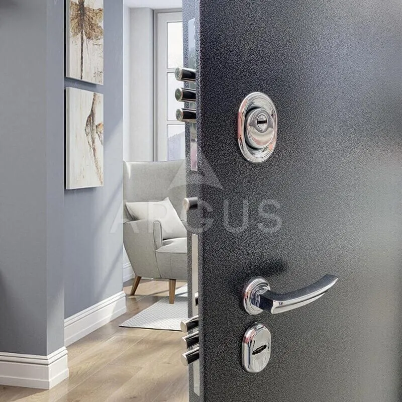 Входная дверь  ДА66 (промо) Антик серебро Милли Ясень ривьера айс