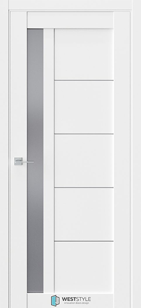 Weststyle Межкомнатная дверь RL 4 Белый / Графит (ДО)