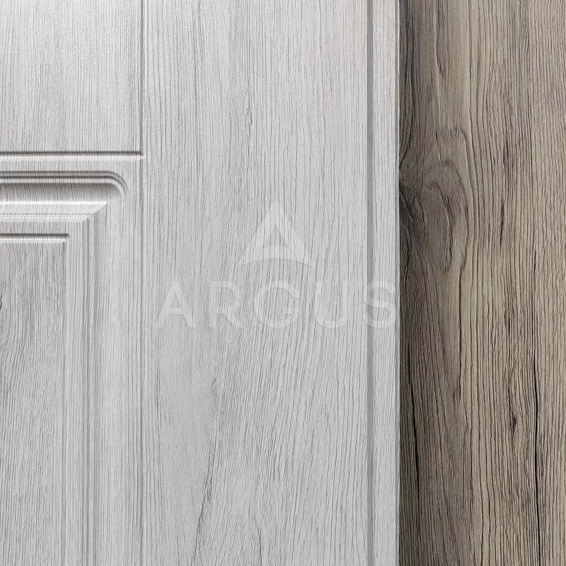 Входная дверь Тепло Коричневый молоток Оливер Рустик серый