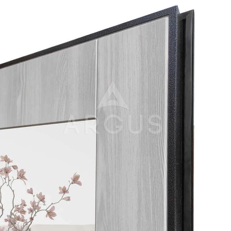 Входная дверь  ДА66 (промо) Антик серебро Милли Ясень ривьера айс