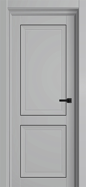 Дверная Линия Межкомнатная дверь Деканто Серый бархат (ДГ)