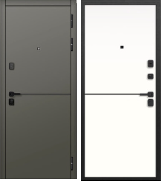 Входная дверь 9 см Молдинг Эмалит Белый