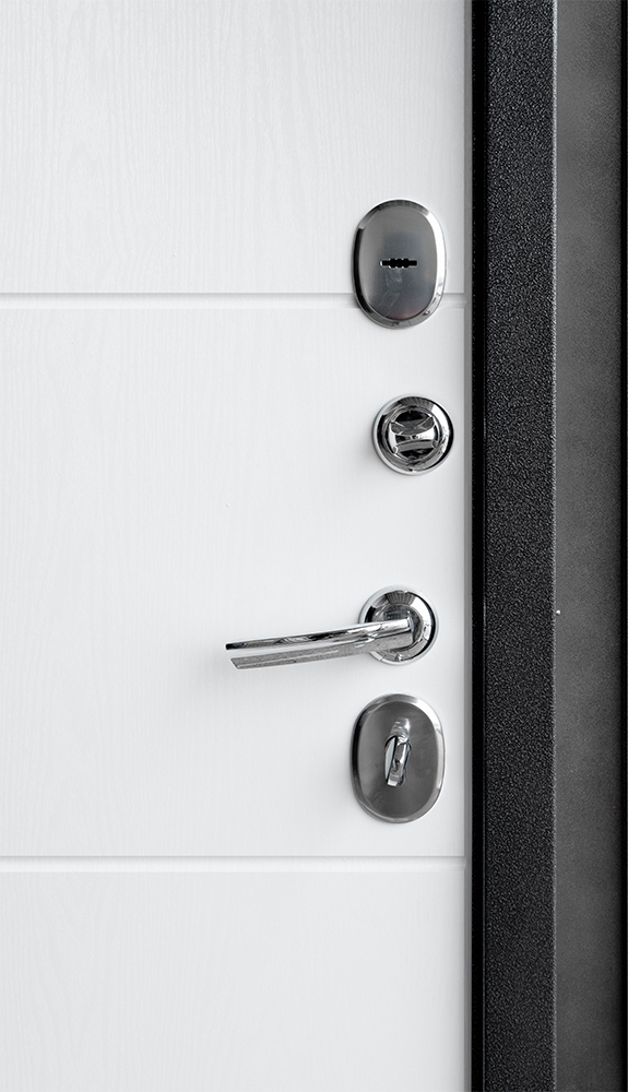 Входная дверь Рубикон-2 Белое дерево