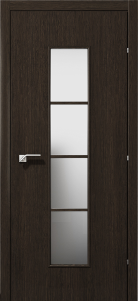 Краснодеревщик Межкомнатная дверь 5066 Черный дуб/сатин (ДО)