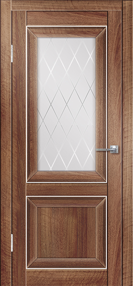 Дверная Линия Межкомнатная дверь ПГ-2 Орех седой светлый