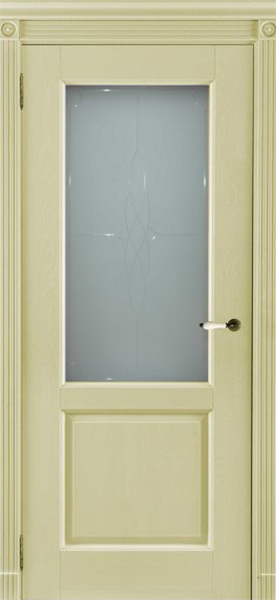 Ока Межкомнатная дверь Селена Слоновая кость/ Мателюкс (ДО)