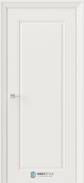 Weststyle Межкомнатная дверь Eliss 1 Белый матовый (ДГ)