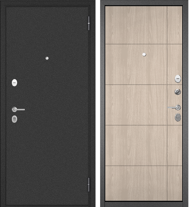 Входная дверь FAMILY ECO Ясень ривьера айс