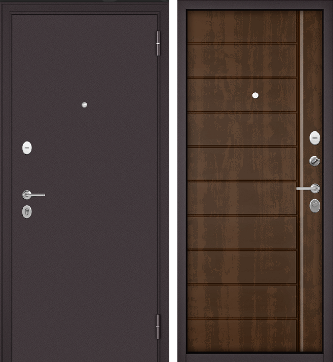 Входная дверь FAMILY ECO Орех грецкий