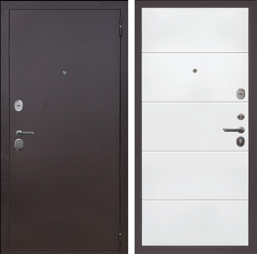 Входная дверь "2К Горизонт"   Белый Бьянко