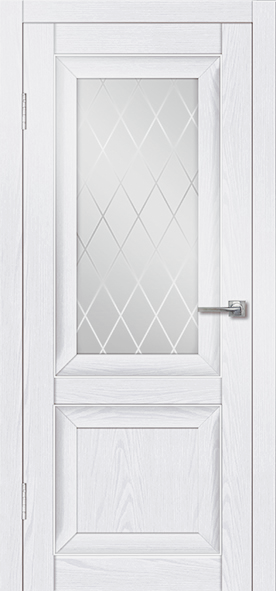 Дверная Линия Межкомнатная дверь ПГ-2 Белый ясень