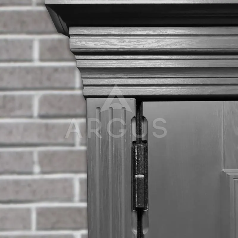 Входная дверь Тепло Букле черный (Рустик пепельный,Сайрос, Дуб черно-коричневый