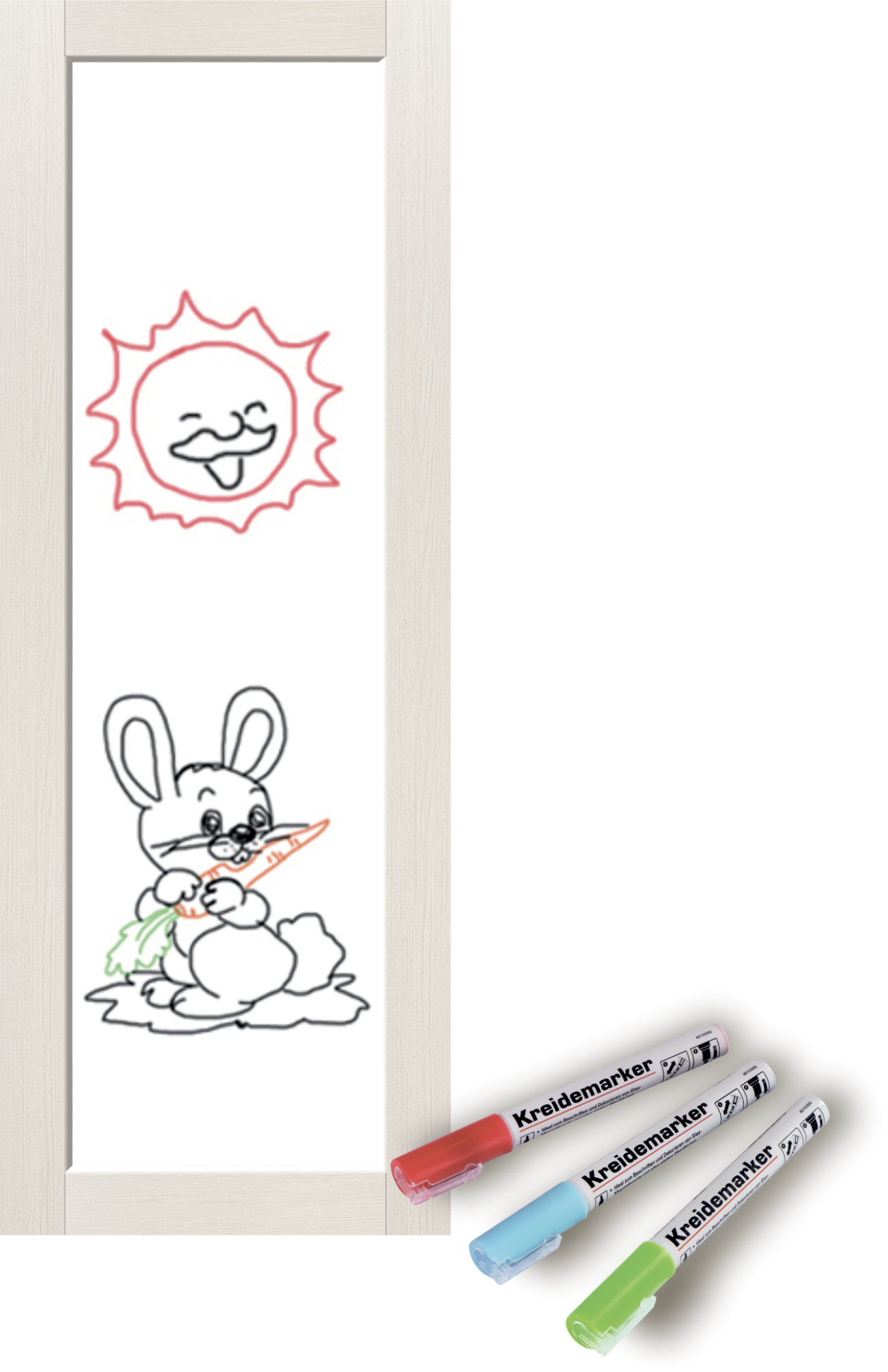 Дверь с маркерной доской